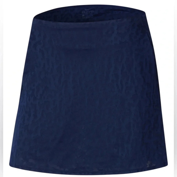 ! Nike Dri Fit Breathe Fairway Black Leopard Golf Skort m - Picture 1 of 5